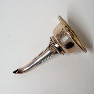 An early 19th century Old Sheffield Plate wine funnel,…