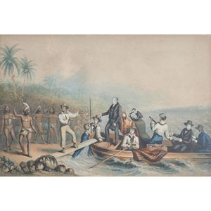 The Reception of the Rev. J. Williams at Tanna in the south…