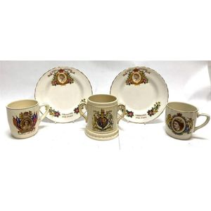 A collection of Queen Elizabeth II Coronation commemorative…