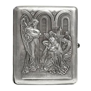 Russian silver cigarette case by Ivan Khlebnikov, Moscow, circa…