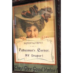 Tasmanian advertising poster, 'Palfreyman Corner' (North Hobart)