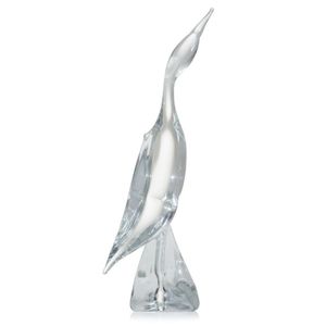 A Schneider clear glass model of a Cormorant, modelled with an&hellip;