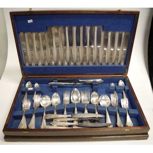 Complete WMF Silver Cutlery Set - 52 Pieces - Flatware/Cutlery and ...