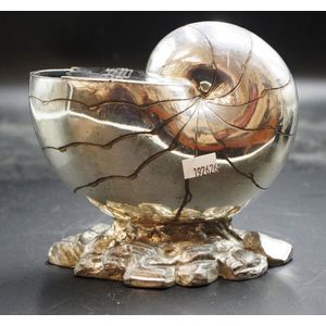 Good silver plate shell form spoon warmer on naturalistic base,…