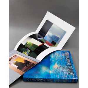 Damian Skinner, John Drawbridge, with screenprinted poster of…