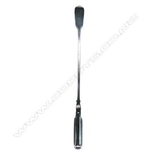 An unusual single ended silver plate marrow scoop, fiddle…