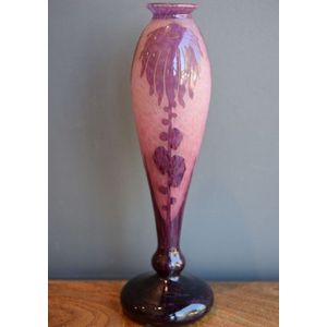 Baluster form pink and mauve Charder vase a Charles Schneider&hellip;