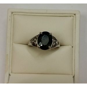 Black Diamond Ring with Insurance Certificate Rings Jewellery