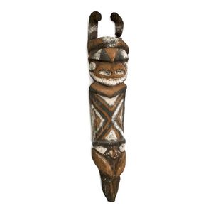 Papua New Guinea carved tree fern. Ancestral figure with horns.… - New ...