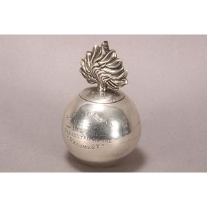 Silver Grenade Table Lighter Presented by Regiment, 1901-1931 - Smoking ...