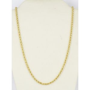 4MM Rope Chain Yellow 14K Gold 44.6 Gr