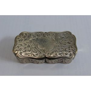 Silver Snuff Box - Snuff - Recreations & Pursuits