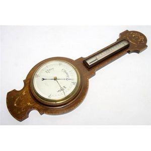 A A. E. Cole and Son English wall barometer, timber cased with…