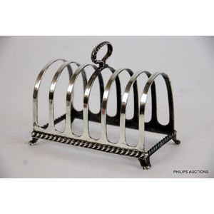 1941 Sheffield Sterling Silver Toast Rack by Harrison Bros - Flatware ...