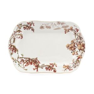Doulton Burslem 'Wattle' pattern meat platter with coloured&hellip;