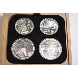 Canadian 1976 Olympics proof set silver coins including 2X$5…