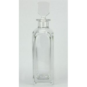 Orrefors crystal decanter of rounded rectangular form, signed &…