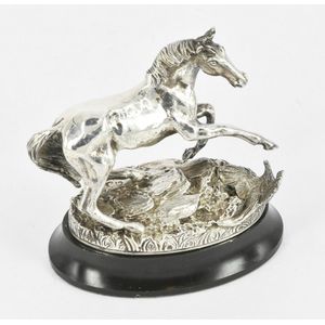 Geoffrey Snell, 'The Startled Yearling', sterling silver,…