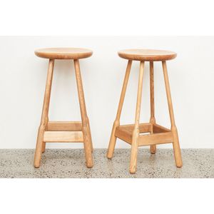 Chris Martin (British), set of six Albert bar stools, designed&hellip;