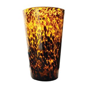 Italian Murano Tortoiseshell Glass Vase - 42cm Height - Venetian ...