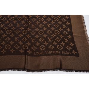 Louis Vuitton Chale Monogram Scarf - For Sale on 1stDibs