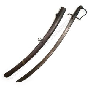 Prussian Blucher Cavalry Sabre with Scabbard - Edged Weapons ...