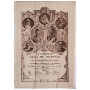 1893 a souvenir programme for the state Performance of Romeo &…