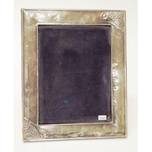 Vintage silver photograph frame decorated to upper right,…