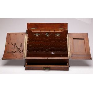 A Victorian two door desk compendium, height 30.5 cm, width 39…