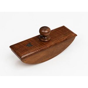 An Australian Fiddleback Blackwood desk blotter, circa 1910,…