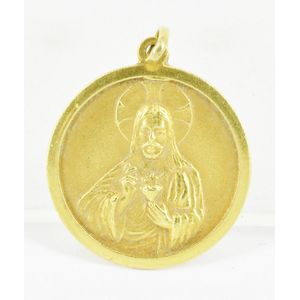 Gold deals religious medallion