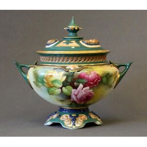 Royal Worcester Pot Pourri with Rose Decoration - Royal Worcester ...