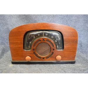 1938 Zenith WALTON 9-S-232 Shutter Dial Tombstone Art Deco Radio, Radios