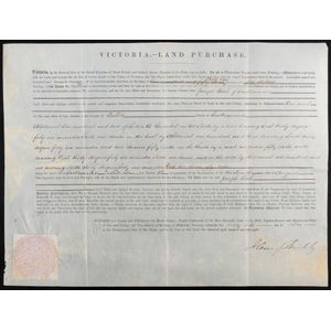 An 1858 Victorian Land Grant During The Gold Rush, October 1858…