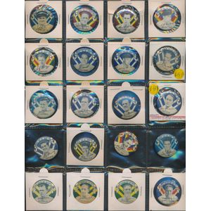1950-51 Argus badges 'Australia V England 1950-51 test Tour'…