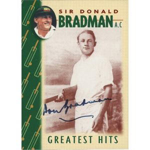 1997 Sanitarium (Weet-Bix) 'Sir Donald Bradman AC - Greatest…