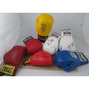 Autographed Mini Boxing Gloves Gene Tunney. collectable memorabilia 