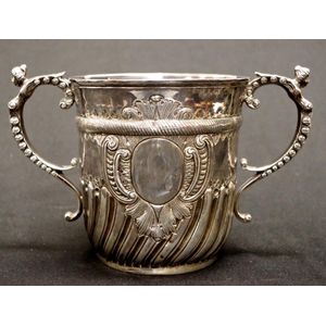 Antique sterling silver loving / marriage cups - price guide and values