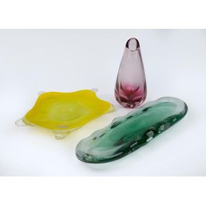 Mid-20th Century Italian and Czech Glass Wares Collection - European ...