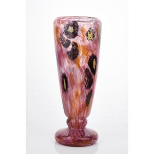 A Schneider pink, purple, yellow and orange suffused art glass&hellip;