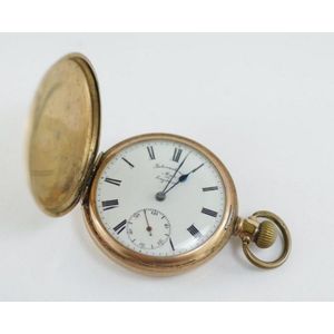 Empress Gold Plated Full Hunter Pocket Watch Working Order Watches Pocket Fob Horology Clocks watches