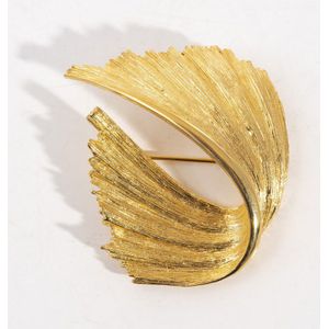 Givenchy's Abstract Gold Metal Brooch - Brooches - Jewellery