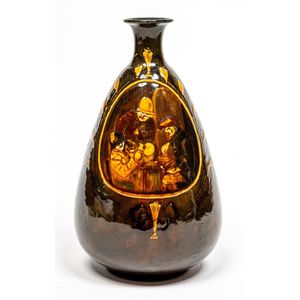 Bouteille Flacon à Liqueur Royal Doulton Kingsware – 1920 – Pipe Major / Dewar’s – Céramique
