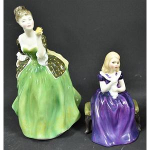 Royal Doulton Figures: Fleur and Affection - Royal Doulton - Ceramics