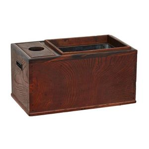A vintage Japanese Hibachi Smoking box with coal box one drawer,…