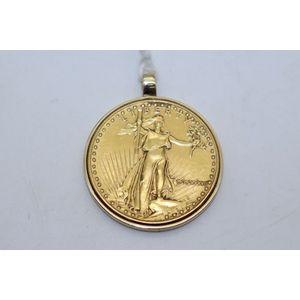 United States of America gold coin, fifty dollar 1oz fine gold…