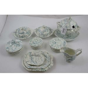Antique English doll's dinner set complete for 6- dinner,…