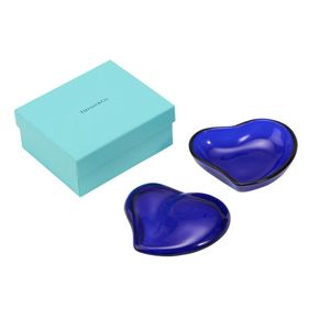 A heart trinket box by Elsa Peretti for Tiffany & Co, styled in…