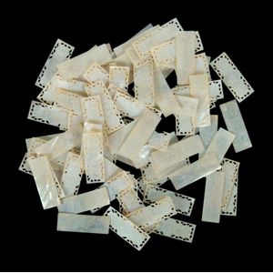 89 various 18th/19th century mother of pearl Gaming tokens.…