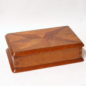 William Norrie New Zealand colonial woods small work box, the…